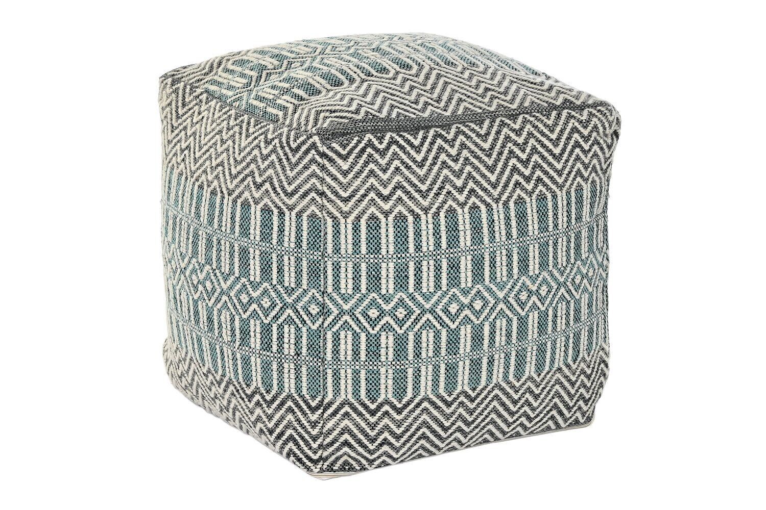 CUSCINO PAVIMENTO COTONE 50X50X50 2750 GR, RIGHE BLU LD193906