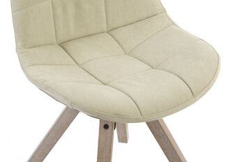 CHAISE POLYESTER COTON 47X55X85 BEIGE NATUREL MB139138 2