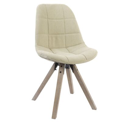 POLYESTER COTTON CHAIR 47X55X85 NATURAL BEIGE MB139138