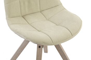 CHAISE POLYESTER COTON 47X55X85 BEIGE NATUREL MB139138 6