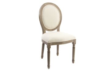 CHAISE LIN HÉVÉA 48X46X96 BEIGE MB139141 4