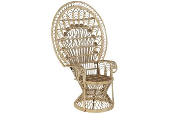 FAUTEUIL RATAN 96,5X58X144 EMMANUELE NATUREL MB170989 6