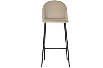 TABOURET METAL POLYESTER 42X54X102 VELOURS MB177876 5