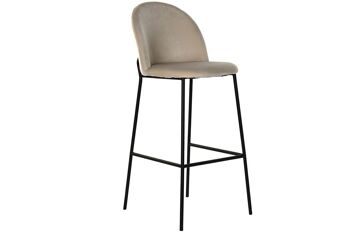 TABOURET METAL POLYESTER 42X54X102 VELOURS MB177876 7