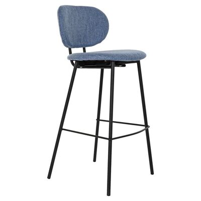 METAL POLYESTER STOOL 50X46X101 75 BLUE MB180357