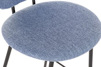 TABOURET METAL POLYESTER 50X46X101 75 BLEU MB180357 8