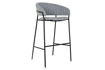 TABOURET METAL POLYESTER 50X47X110 BLEU MB180367 1