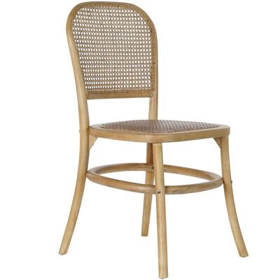 BIRCH RATTAN CHAIR 44X49X87 NATURAL MB180567