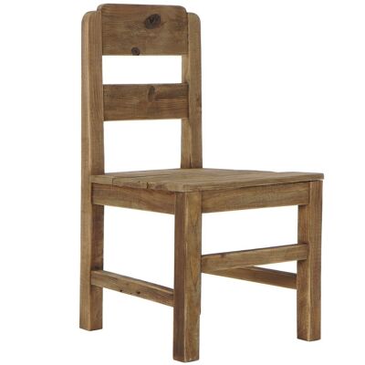 SEDIA IN LEGNO DI PINO RICICLATO 48,5X51X89 NATURALE MB182199