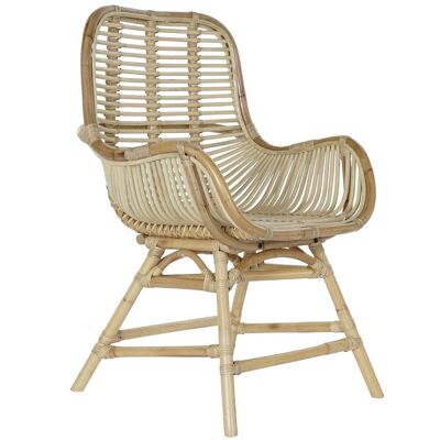 RATTAN-STUHL 62X62X92 NATUR MB182692