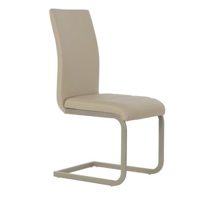CHAISE METAL POLYESTER 41X55X96 BEIGE MB182770