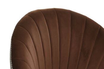 FAUTEUIL POLYESTER 69X66X85 MARRON MB183337 3