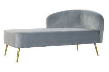 CHAISELONGUE POLYESTER PIN 160X80X90 VELOURS MB184873 1