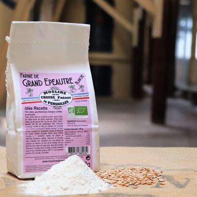 500g ORGANIC WHITE LARGE SPELLED FLOUR