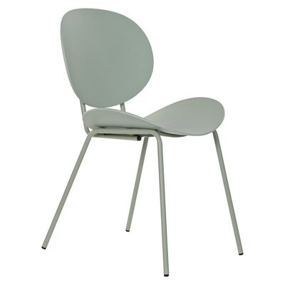 SILLA PP METAL 50X55X79,5 MATE VERDE MENTA MB185143