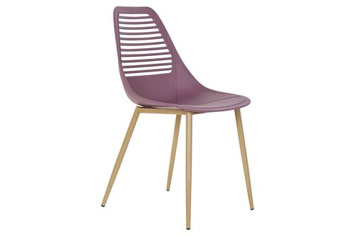 SILLA PP METAL 445X55X84 MATE MAGENTA MB185154