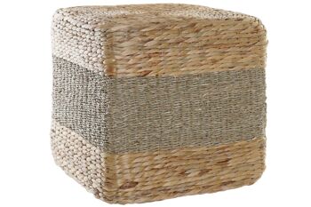 REPOSE-PIEDS EN FIBRE DE MER 42X42X40 NATUREL MB185185 1