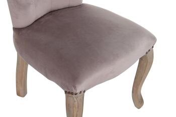 CHAISE POLYESTER HÉVÉA 51X47,5X101 POIGNÉE MB188012 2