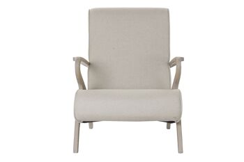 FAUTEUIL SAPIN POLYESTER 67X80X85 BEIGE MB188991 6