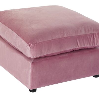 POGGIAPIEDI POLIESTERE 55X55X30 ROSA MB190858