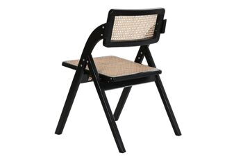 CHAISE ROTIN ORME 53X60X79 GRILLE NOIRE MB193686 5