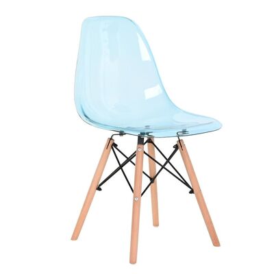 STUHL PVC BIRKE 45X42X81,5 BLAU MB194136