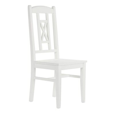 WOODEN CHAIR 43X43X99,5 COUNTRY WHITE MB196127