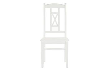 CHAISE BOIS 43X43X99,5 COUNTRY BLANC MB196127 5