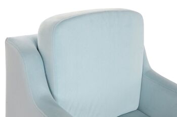 FAUTEUIL BOIS POLYESTER 74X76X85 BEIGE MB196624 3