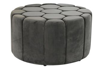 REPOSE PIED POLYESTER MDF 85X85X48 GRIS MB197250 1