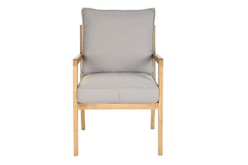 FAUTEUIL MINDI POLYESTER 60X80X90 EXTÉRIEUR NATUREL MB199293 5