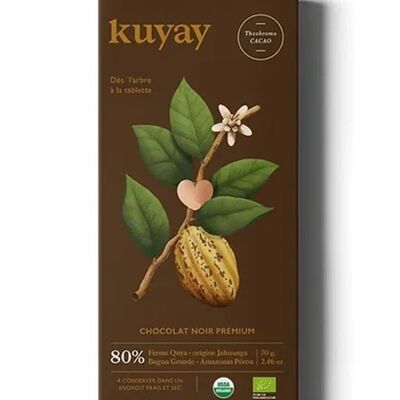 80% pure origin dark chocolate