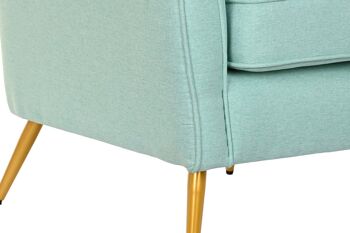 FAUTEUIL METAL POLYESTER 70X68X73 VERT JADE MB200585 4