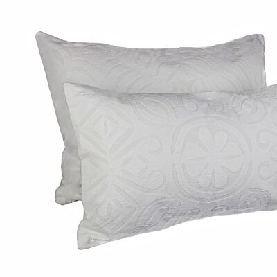 Cushion cover white Cutwork 40x60cm