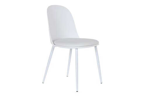 SILLA PP PU 45X48X83 BLANCO MB202790