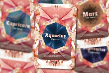 Le Tarot Galactique - Tarot des Signes Astrologiques - Arcanes Majeurs 4