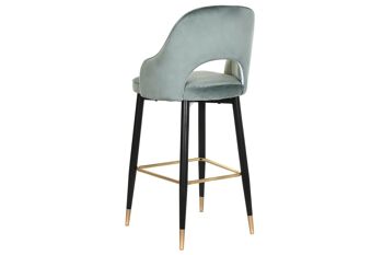 TABOURET METAL POLYESTER 50X45X105 VELOURS MB202995 6