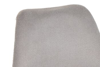 CHAISE METAL POLYESTER 48X58X84 GRIS MB203005 4
