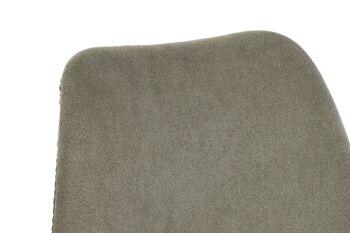 CHAISE METAL POLYESTER 48X58X84 VERT MOUSSE MB203007 3