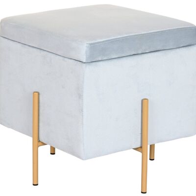 METAL POLYESTER FOOTREST 45X45X45 COVER MB203018
