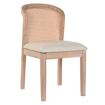 POLYESTER FIR CHAIR 46X55X83 BEIGE MB203402