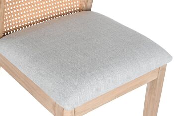 CHAISE POLYESTER SAPIN 46X61X86 GRIS CLAIR MB203403 2