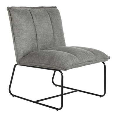POLTRONA METALLO POLIESTERE 66X71X77 GRIGIO MB203709