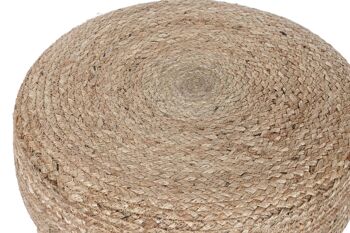 REPOSE-PIEDS JUTE EUCALYPTUS 50X50X30 BRUN NATUREL MB204406 2