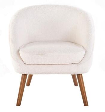 FAUTEUIL POLYESTER 74X69X79 MOUTON MB205536