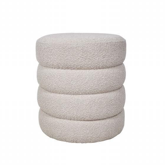 FOOTREST POLYESTER MDF 43X43X47 SHEEPER MB205772