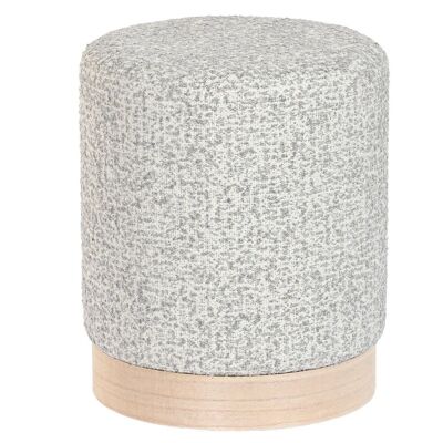 REPOSE-PIED POLYESTER 32X32X38 GRIS CLAIR MB206271