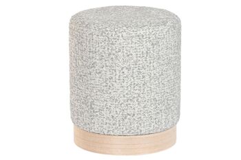 REPOSE-PIED POLYESTER 32X32X38 GRIS CLAIR MB206271 1