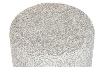 REPOSE-PIED POLYESTER 32X32X38 GRIS CLAIR MB206271 2