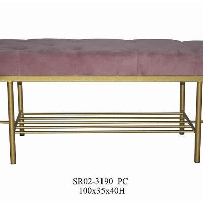 DESCALZADORA POLIESTER METAL 100X35X40 ROSA MB206652